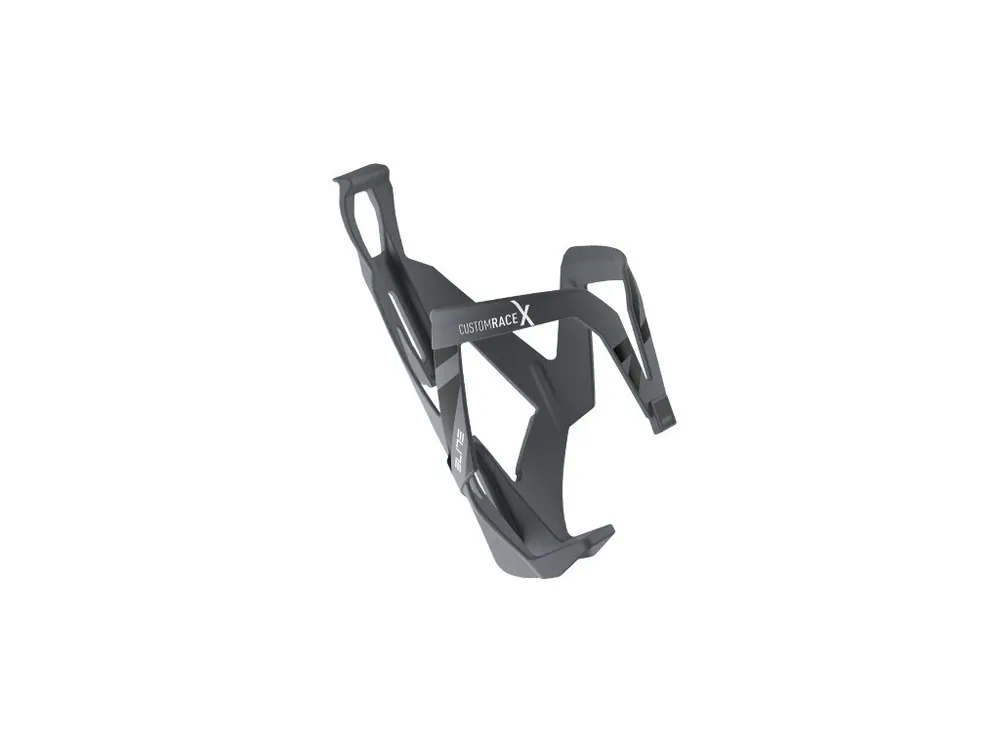Aktuální košík na láhev ELITE Custom Race X grey/black matt