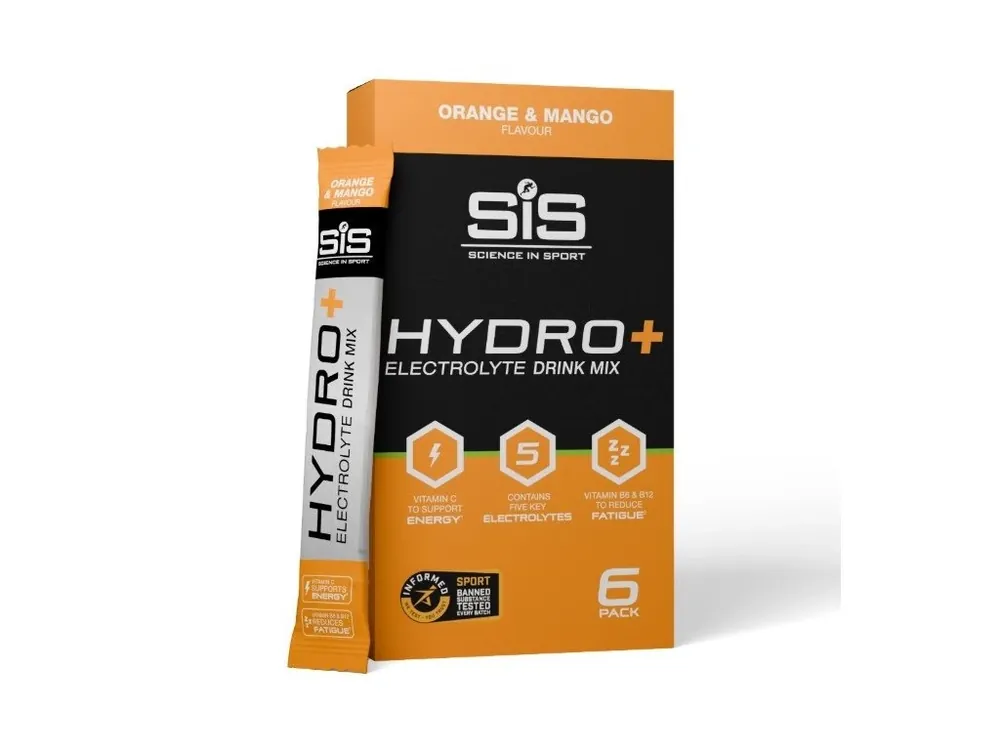 Akce SIS Hydro + pack of 6 sacharid.nápoj orange/mango