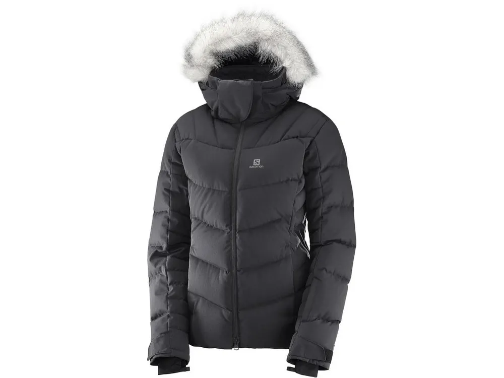 bunda Salomon Icetown W black/heather 17/18 - Sleva