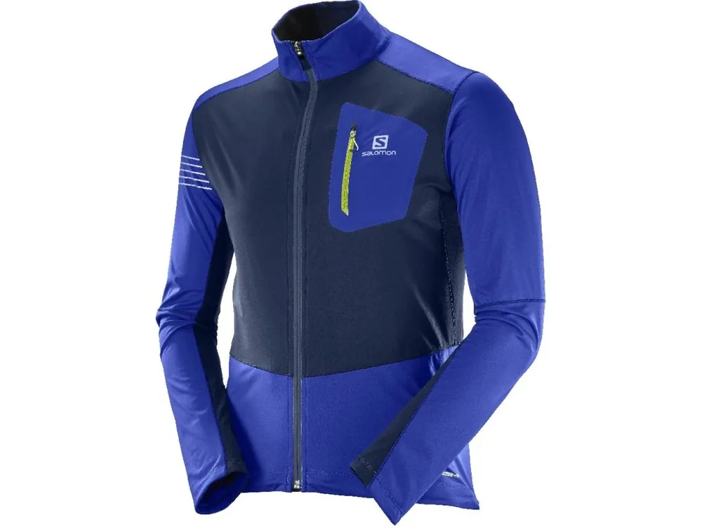 Nejlepší Cena bunda Salomon RS softshell M surf the web/blue 17/18 -