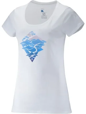 Akce triko Salomon Freeride SS cotton W white 16/17 -