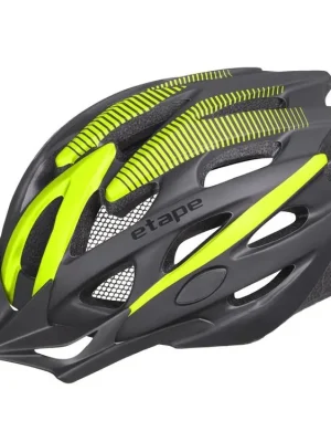 Nejlepší Cena Etape - cyklistická přilba TWISTER, černá/žlutá fluo mat
