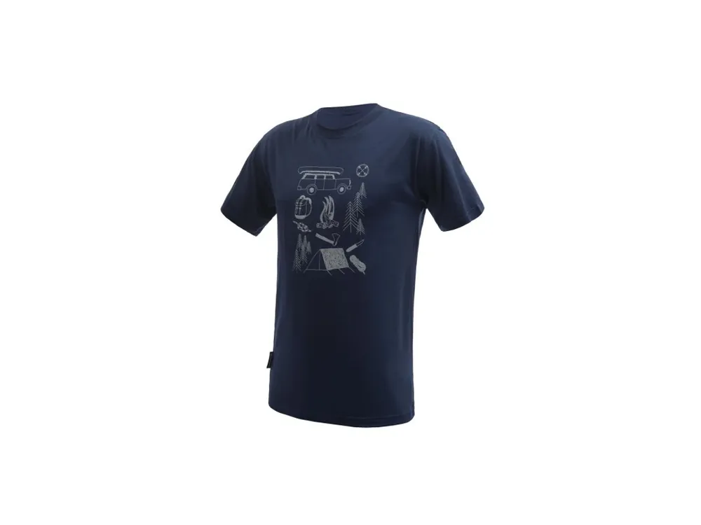 SENSOR MERINO ACTIVE OUTSIDE pánské triko kr.rukáv deep blue Nejprodávanější