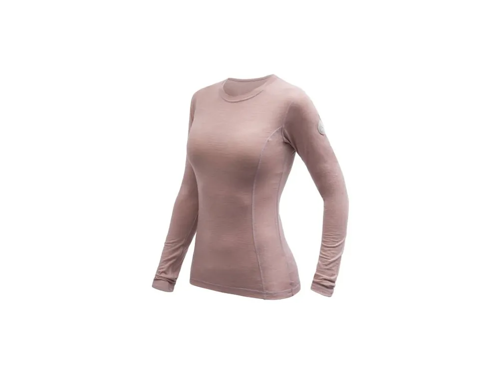 SENSOR MERINO AIR dámské triko dl.rukáv dusty pink Pouze Dnes