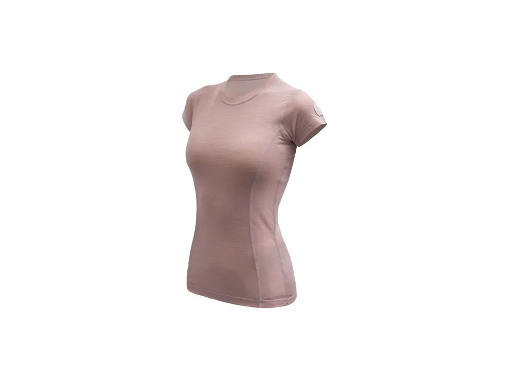 SENSOR MERINO AIR dámské triko kr.rukáv dusty pink Finální Výprodej