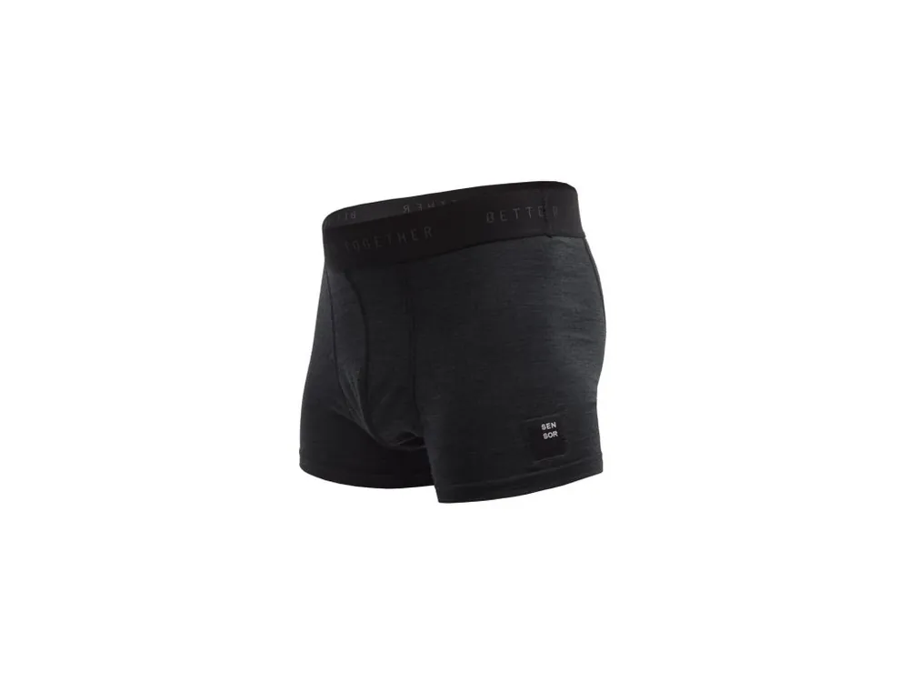 SENSOR MERINO CORDURA pánské trenky černá Sezónní Sleva