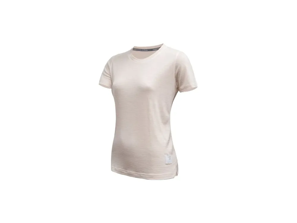 Omezená Nabídka SENSOR MERINO LITE dámské triko kr.rukáv mottled beige