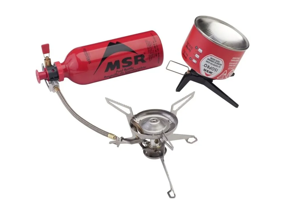 MSR WHISPERLITE UNIVERSAL COMBO vařič benzín/plyn/kerosin + láhev 590 ml Vysoce Kvalitní