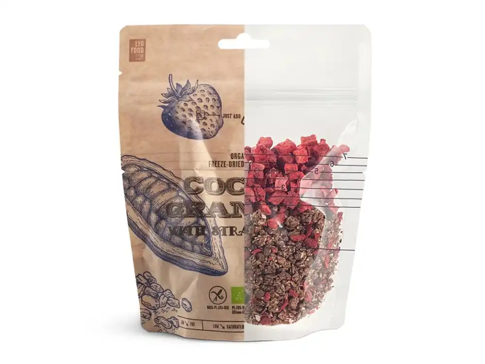 LYOfood Bistro Kakaová granola s jahodami Aktuální