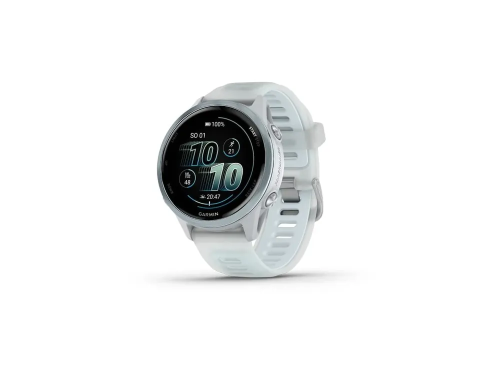 Garmin Forerunner 570 - 42mm, Cloud Blue hliníková luneta, poloprůhledný řemínek Whitestone/Cloud Blue Omezená Nabídka