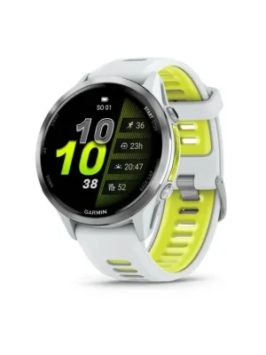 Akce Garmin Forerunner 970, Titanová luneta, pouzdro Whitestone a poloprůhledný řemínek Whitestone/Amp Yellow