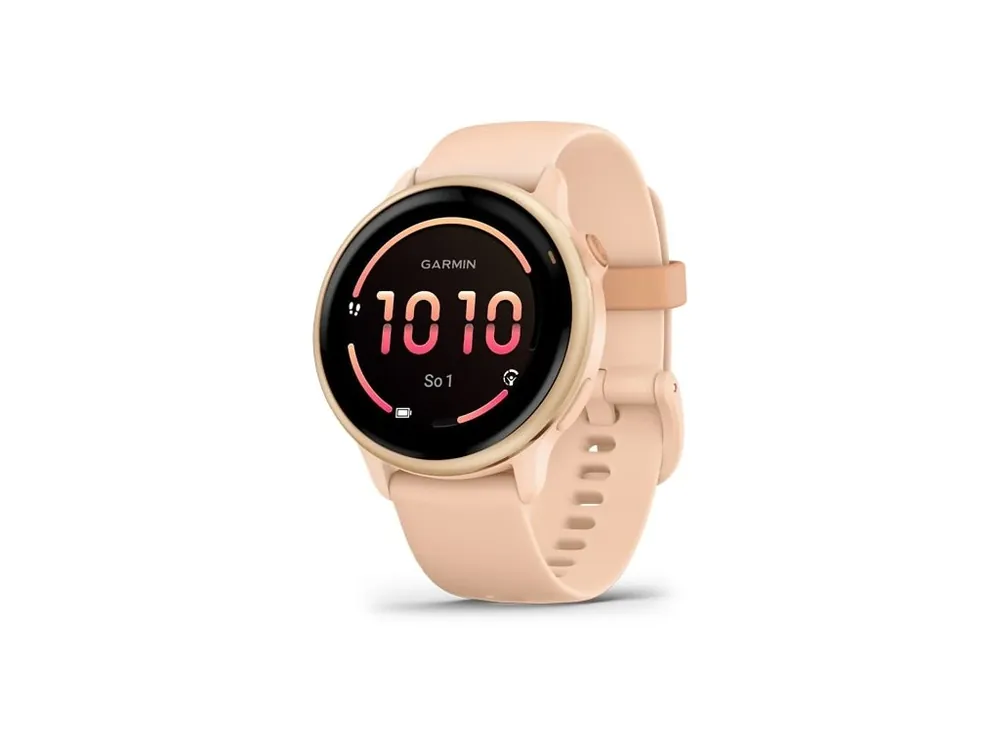 Garmin vívoactive 6, Metallic Pink Dawn / řemínek Pink Dawn Zlevněný