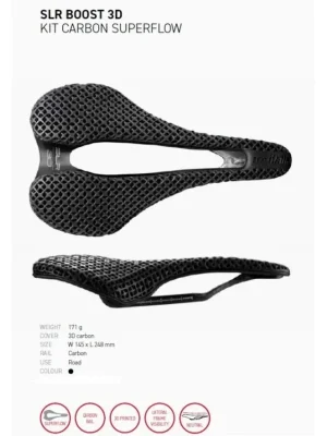 Sleva sedlo SEL.IT.SLR Boost 3D Kit Carbonio Superflow