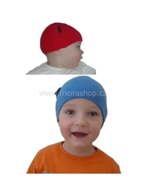 Cenově Výhodný MOIRA Warm Stretch dětská čepice modrá vel. 1