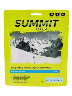 Objednat Nyní STE VEGETABLE TIKKA MASALA Big Pack Vegetariánská Tikka Masala s rýží 201g/1004kcal + KUP VÍC - ZAPLAŤ MÍŇ