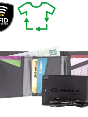 Koupit Online Lifeventure RFiD Charger Wallet Recycled