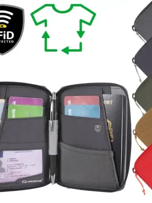 Oblíbený Lifeventure RFiD Mini Travel Wallet Recycled
