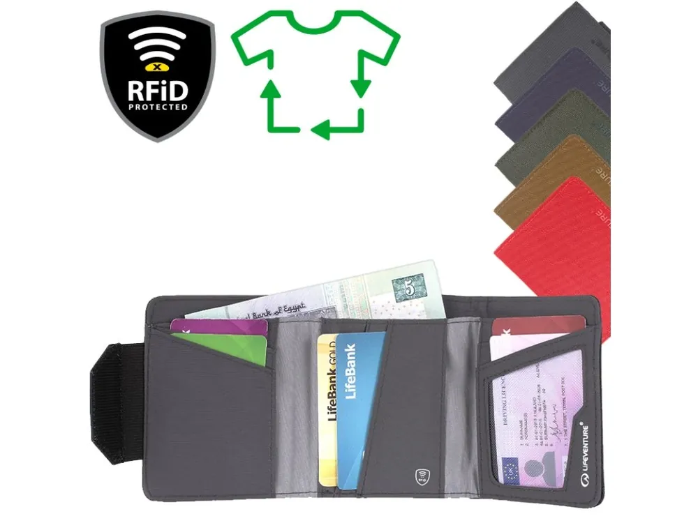 Must-Have Lifeventure RFiD Wallet Recycled