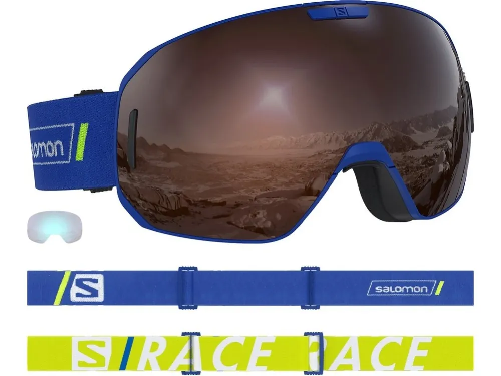 Pouze Dnes lyž.brýle Salomon S/MAX race blue/solar silver 18/19