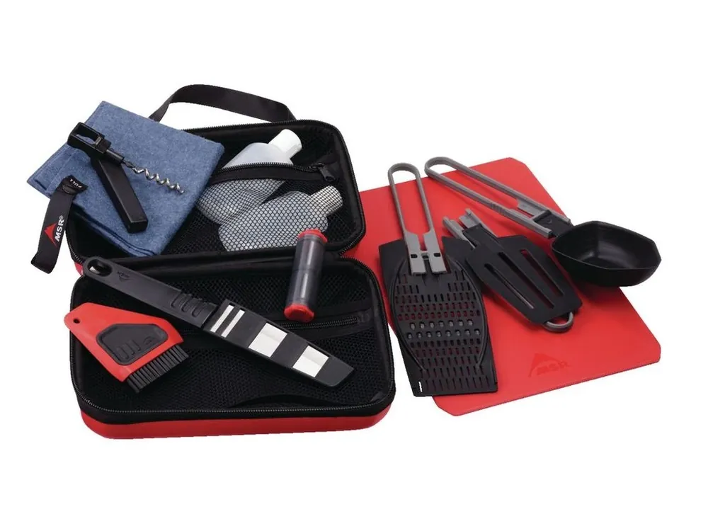 Cenový Hit MSR ALPINE DELUXE KITCHEN SET kořenky, náčinní, prkénko, nůž aj.