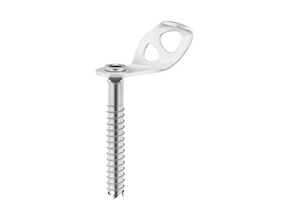 Akční Cena Petzl LASER 13cm ledovcová skoba s plaketou