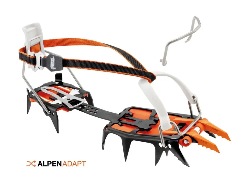 Sezónní Sleva Petzl LYNX LLU mačky, leverlock universel + Sleva se slevovým kódem