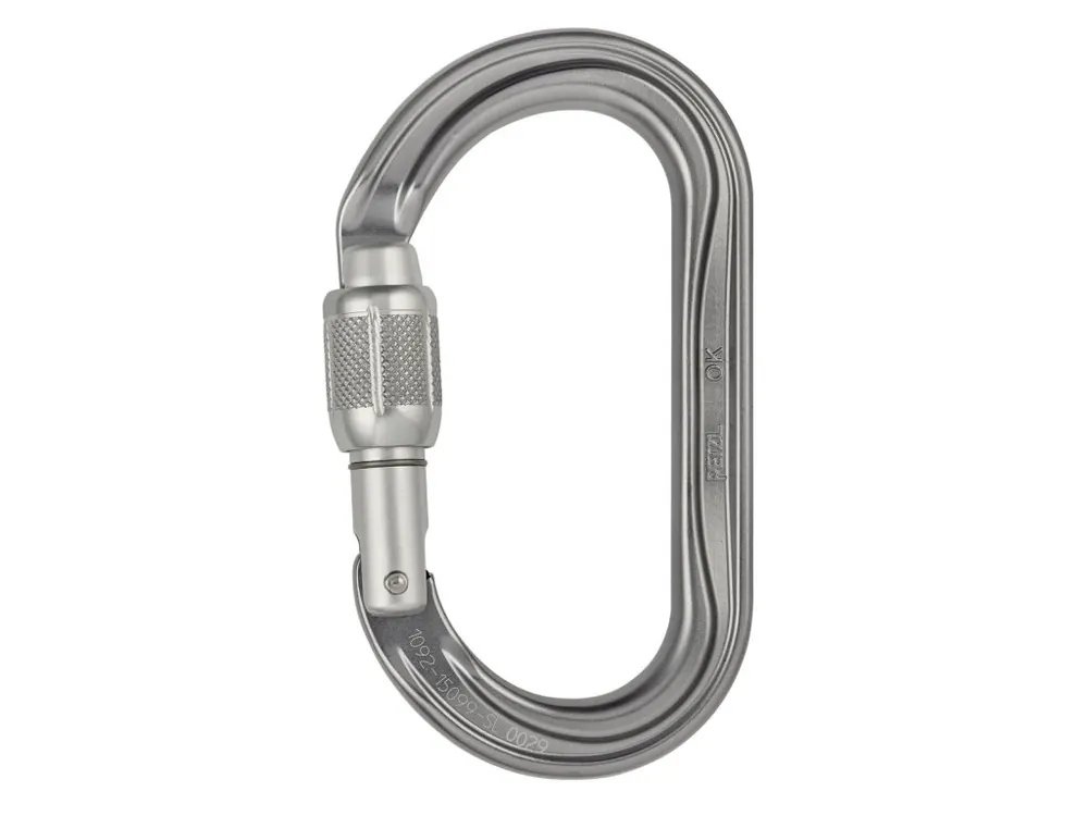 Sezónní Sleva Petzl OK SCREW LOCK karabina ovál se šroubovací poj.