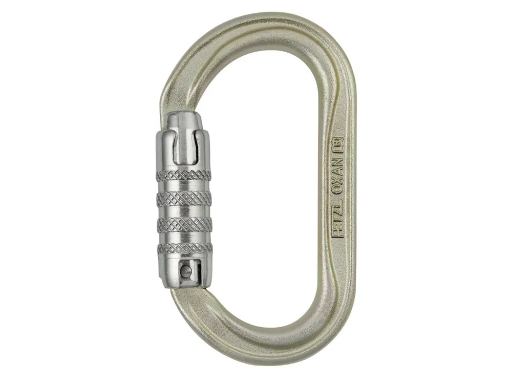 Akční Nabídka Petzl OXAN TRIACT LOCK ocelová karabina se zámkem triact