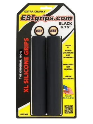Gripy ESI Extra Chunky XL Black Nízká Cena