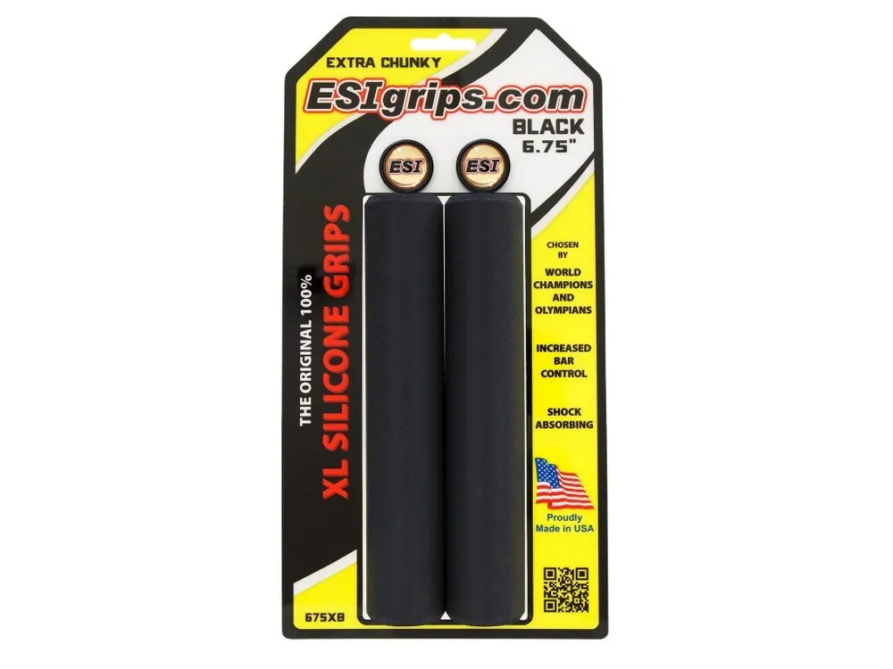 Gripy ESI Extra Chunky XL Black Nízká Cena