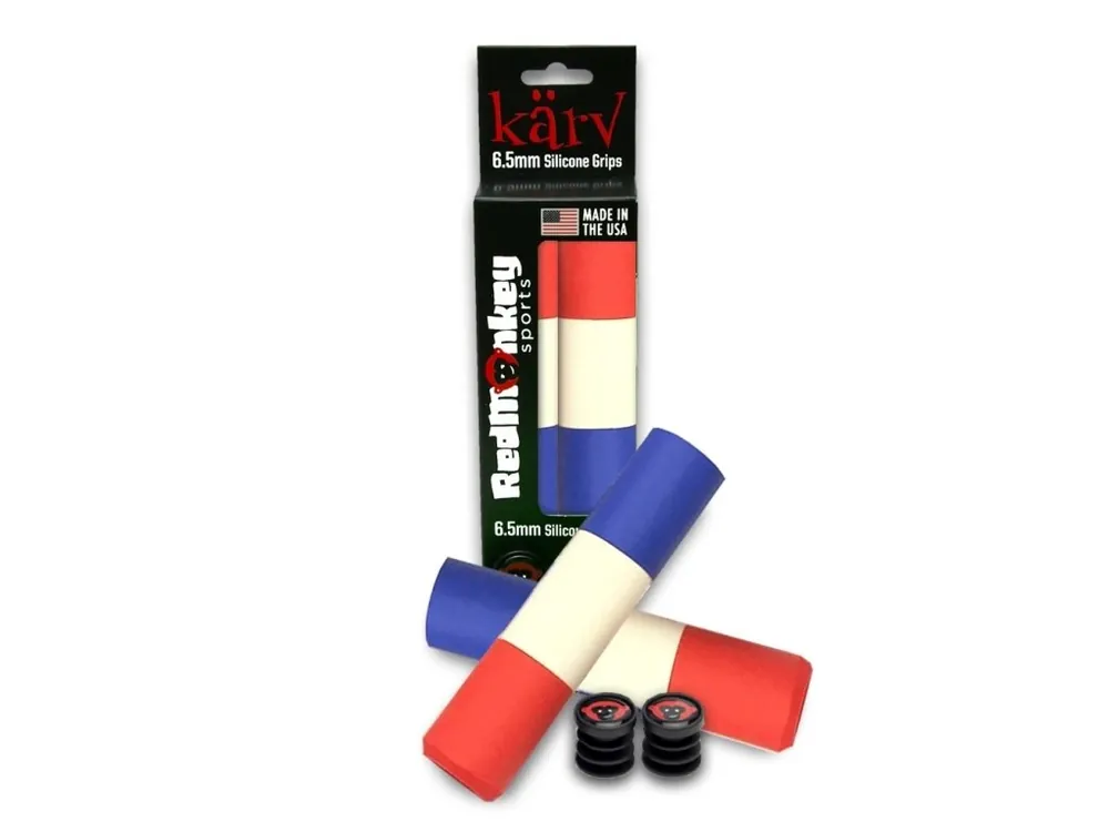 Levný gripy REDMONKEY Karv(Xt) 6,5 mm red/white/blue