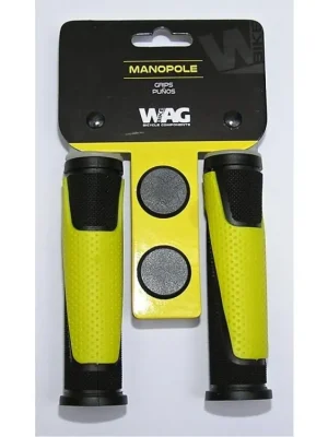 Výhodná Nabídka gripy WAG double D černo/žluté 125mm