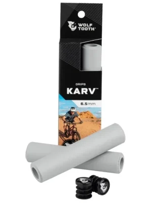 Bezpečná Platba gripy WOLF TOOTH Karv Grips 6,5 mm grey