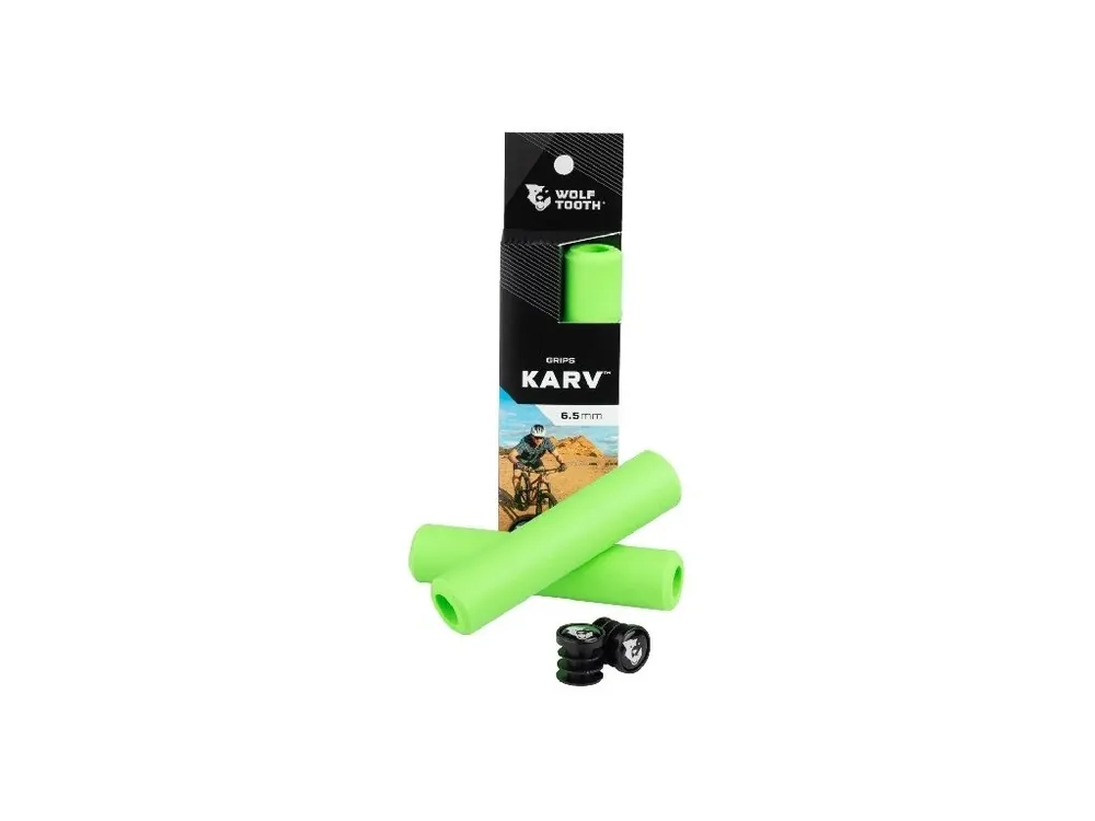 gripy WOLF TOOTH Karv(Xt) 6,5 mm green Akční Cena