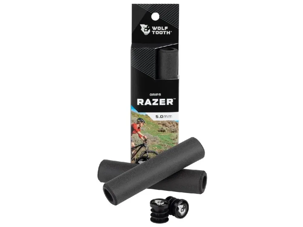 Značkový gripy WOLF TOOTH Razer Grips 5 mm black