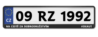 Rychlé Dodání Rámeček RZ SKAUT na cestě 1ks