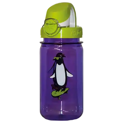 Nejprodávanější Nalgene Clear Kids OTF 350ml Purple Pengu
