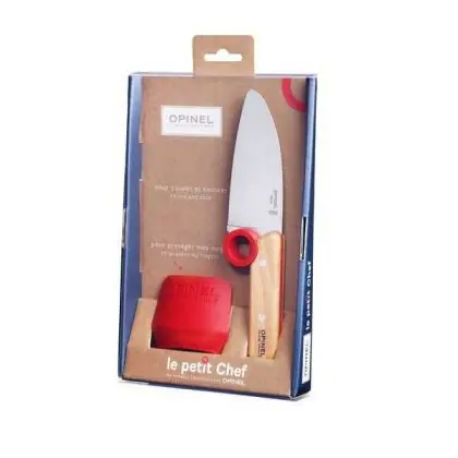 Nejlepší Volba Opinel Le Petit Chef set dětský nůž + chránič prst