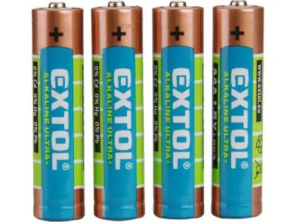 Finální Výprodej Extol alkalické AAA 1,5 V