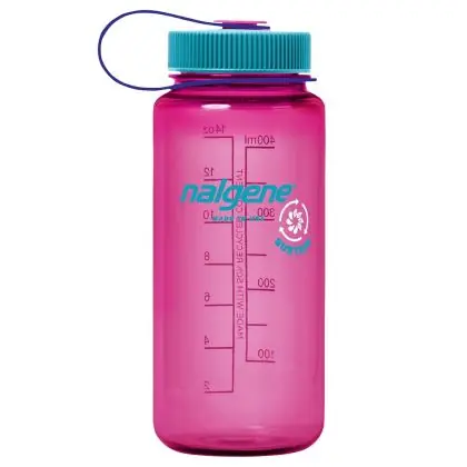 Nalgene Wide Mouth 500 ml Sustain Electric Magenta Sleva
