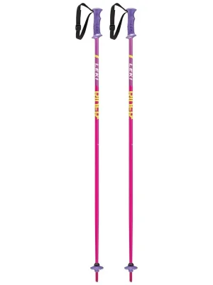 Výhodná Nabídka Leki sjezdové hole Rider, rhodaminered-purple-lime