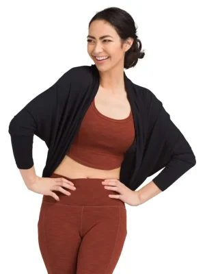 Výhodná Nabídka prAna mikina Foundation Shrug black