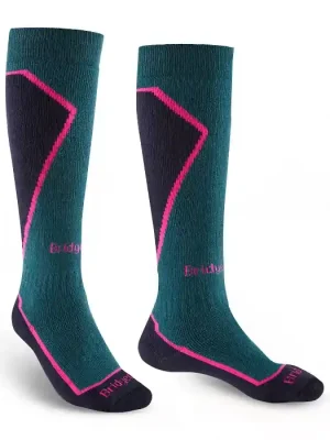 Bridgedale ponožky Ski Midweight+ Women‘s petrol/navy/282 Akční Nabídka