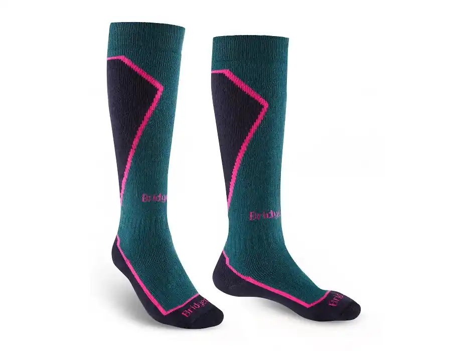 Bridgedale ponožky Ski Midweight+ Women‘s petrol/navy/282 Akční Nabídka
