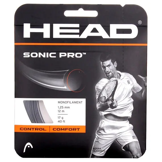 Autentický Head Sonic Pro tenisový výplet 12 m černá