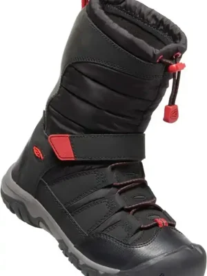 Keen boty Winterport Neo DT WP Y black/red carpet Cenově Výhodný