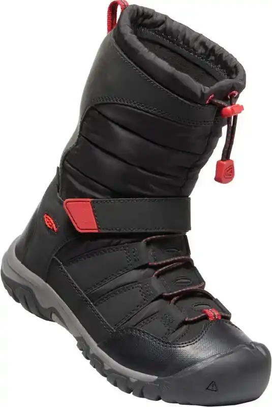 Keen boty Winterport Neo DT WP Y black/red carpet Cenově Výhodný