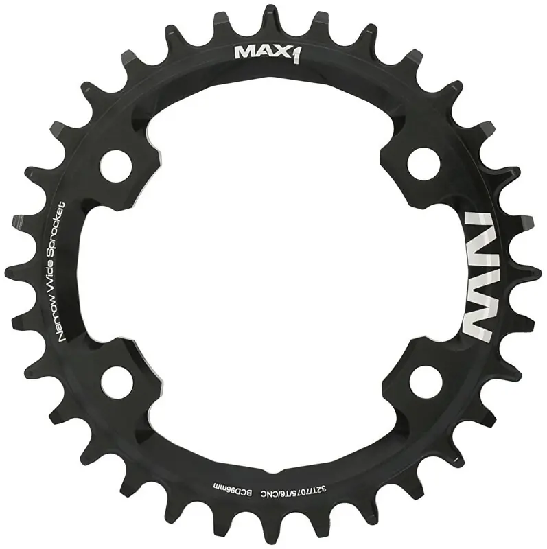 MAX1 převodník Narrow wide SH BCD96 mm 32z černý Finální Výprodej