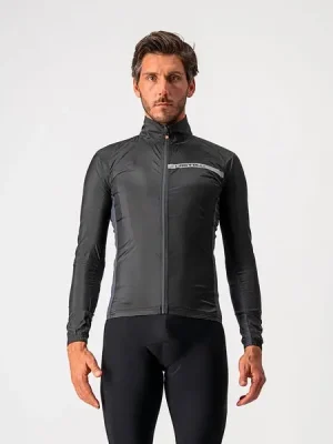 Značkový Castelli větrovka Squadra Stretch, light black/dark gray