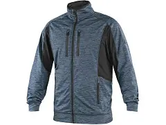 Must-Have Pánská strečová mikina CXS Leonis - modrá/černá - vel. S